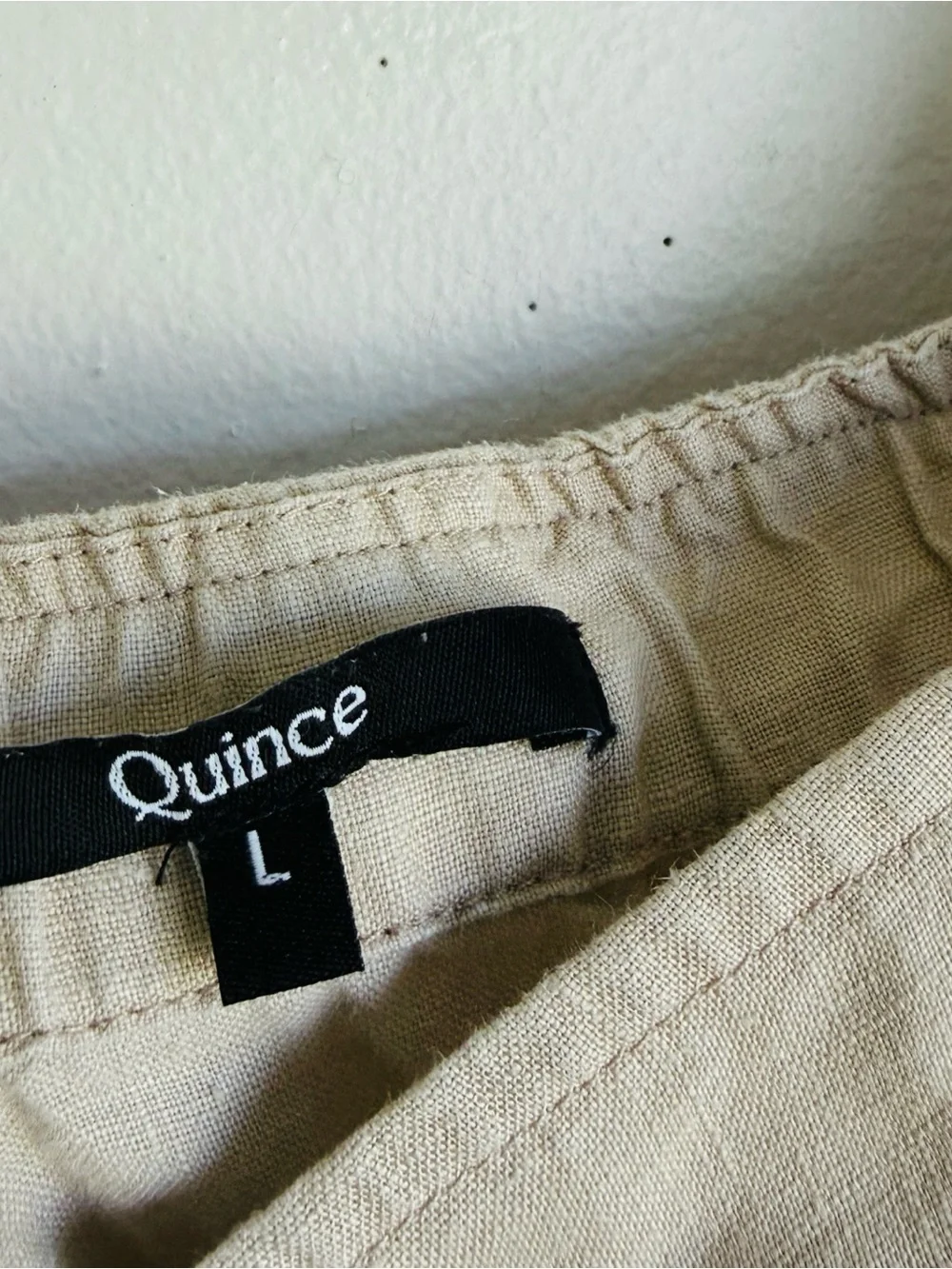 Quince 100% European Linen Square Neck Jumpsuit